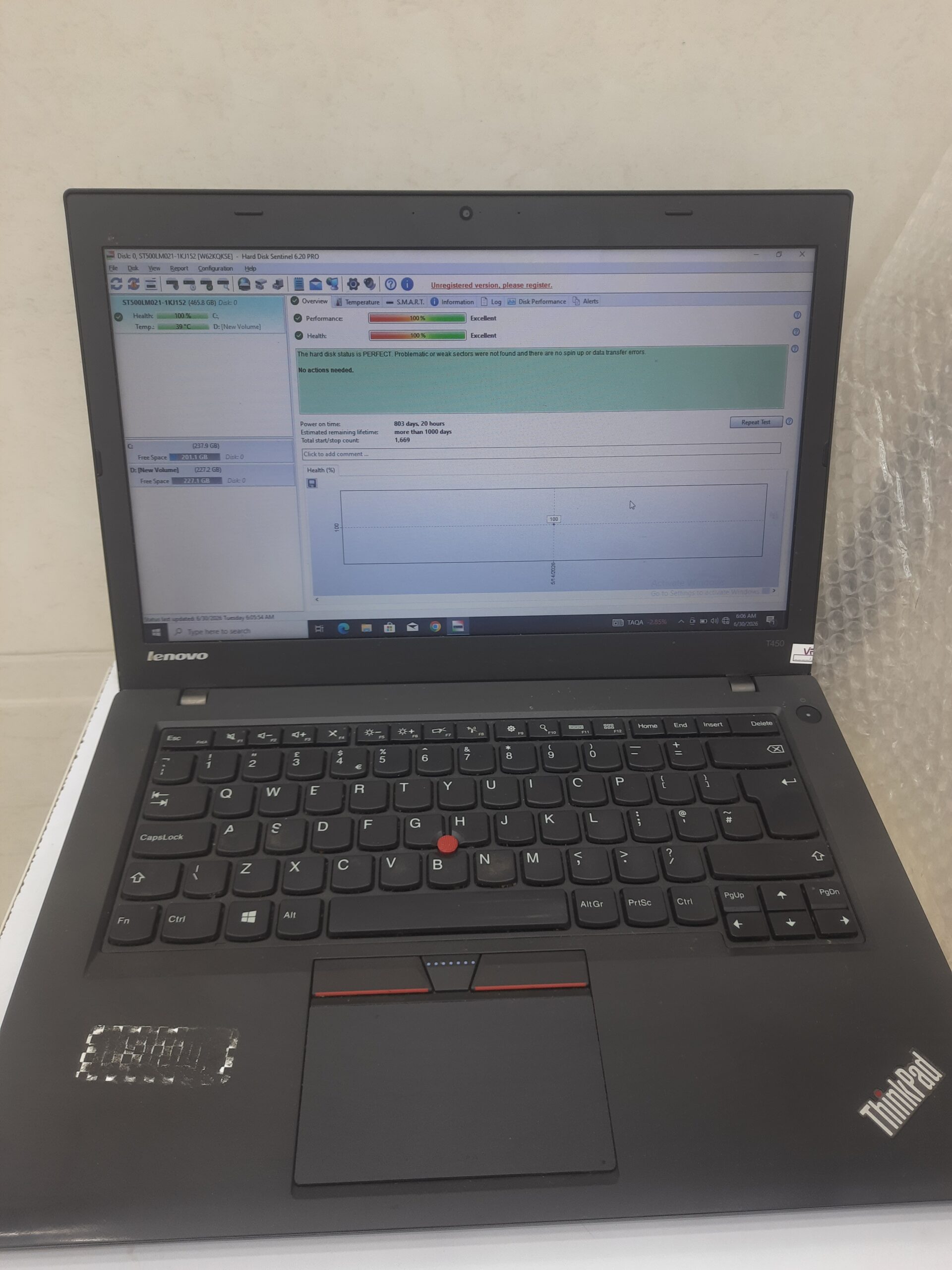 ۲۰۲۶۰۶۳۰_۱۶۳۶۱۳ لپ تاپ استوک Lenovo ThinkPad T450 | پرفروشترین مدل THinkpad - Image 1